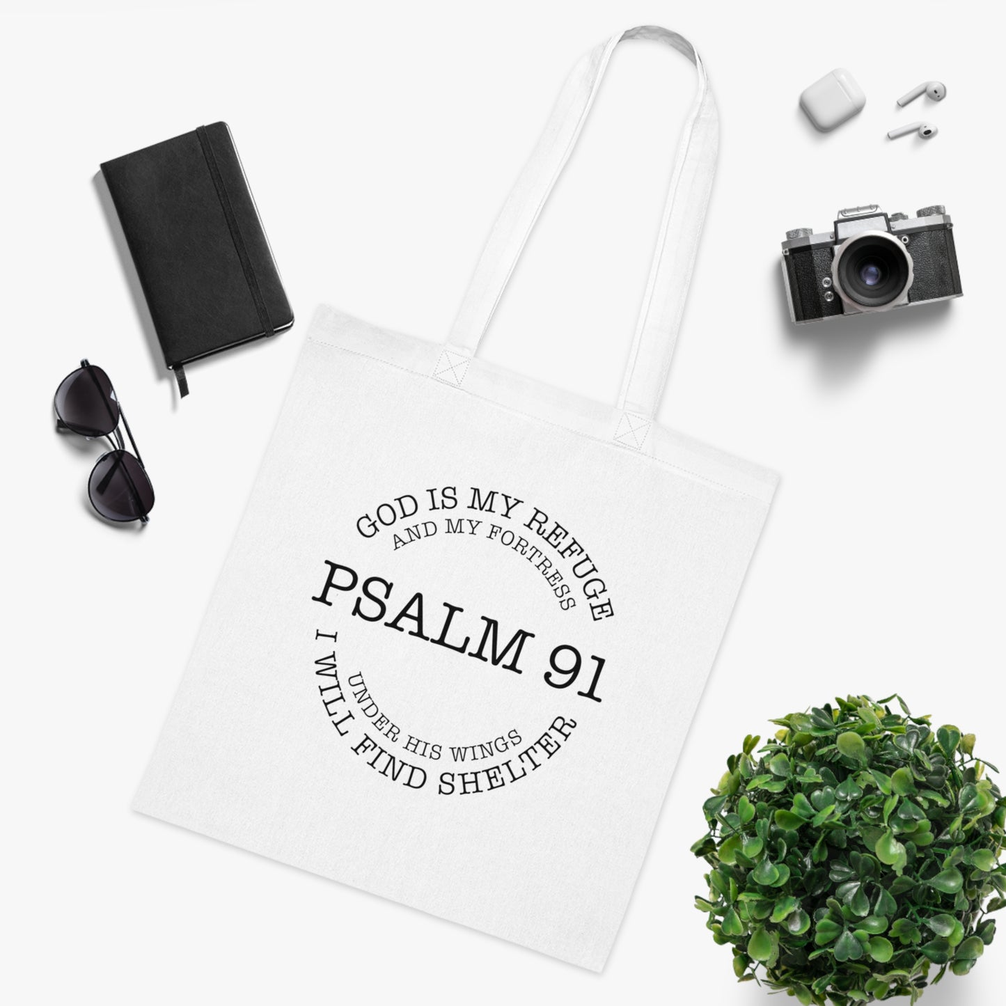 Psalm 91 Tote Bag