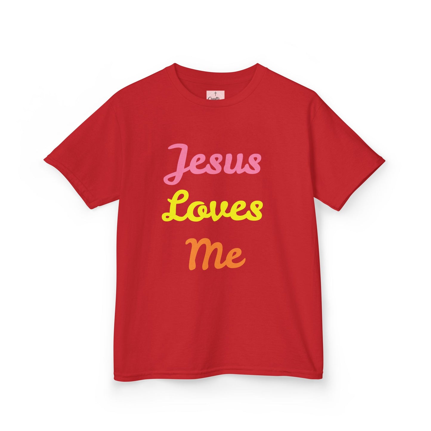 Kids Jesus Loves Me Pink