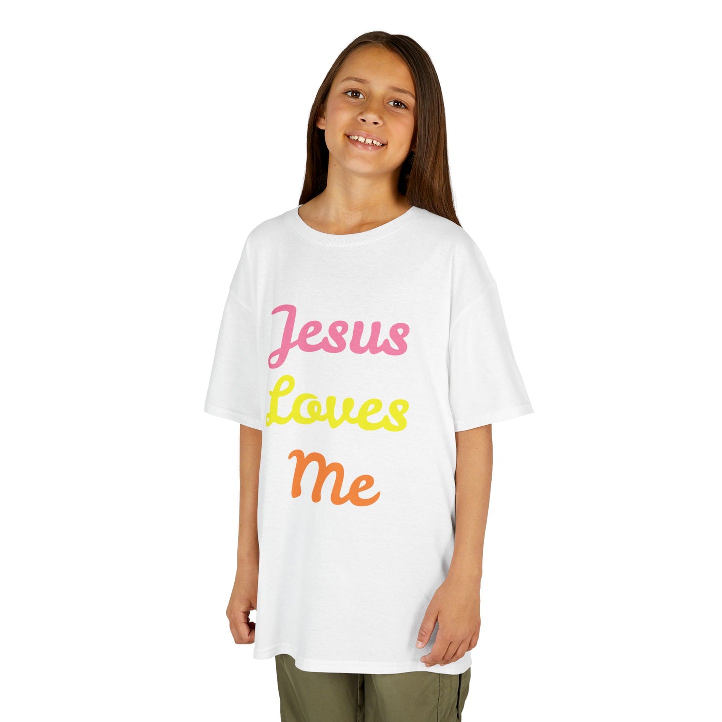 Kids Jesus Loves Me Pink