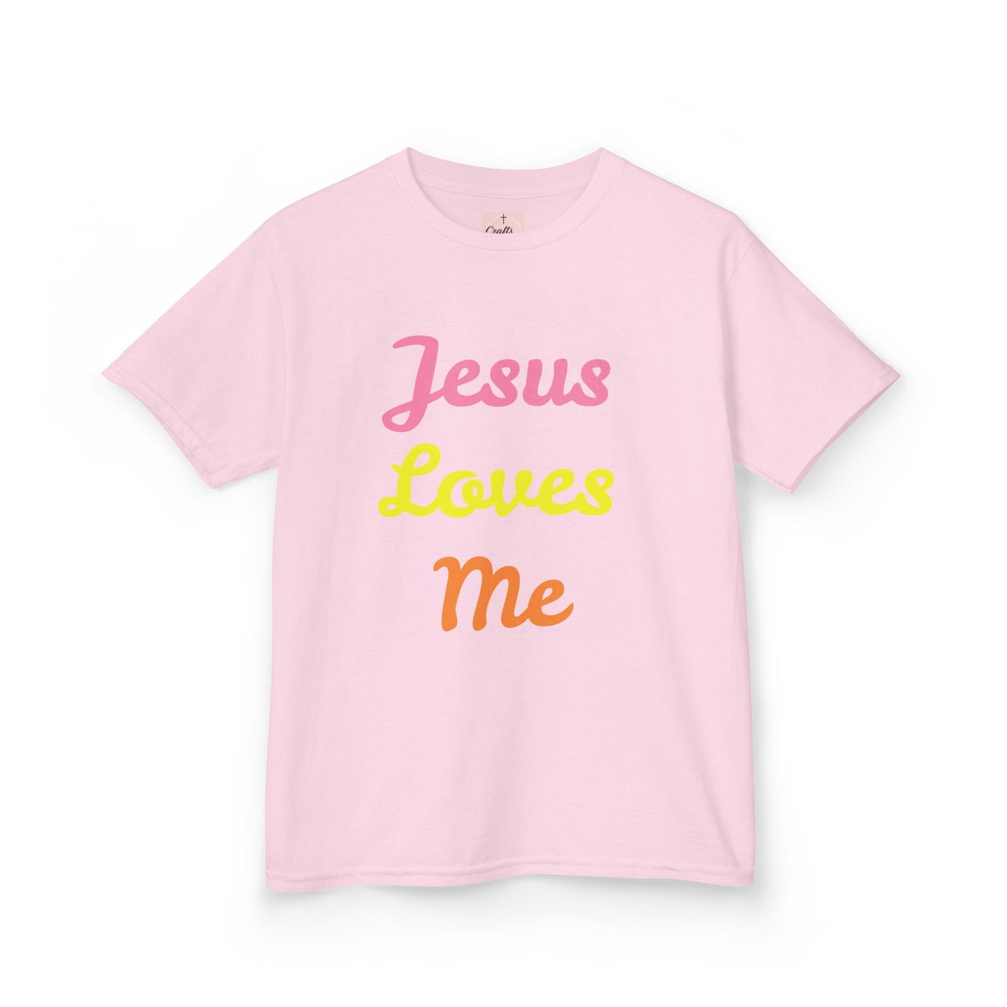 Kids Jesus Loves Me Pink
