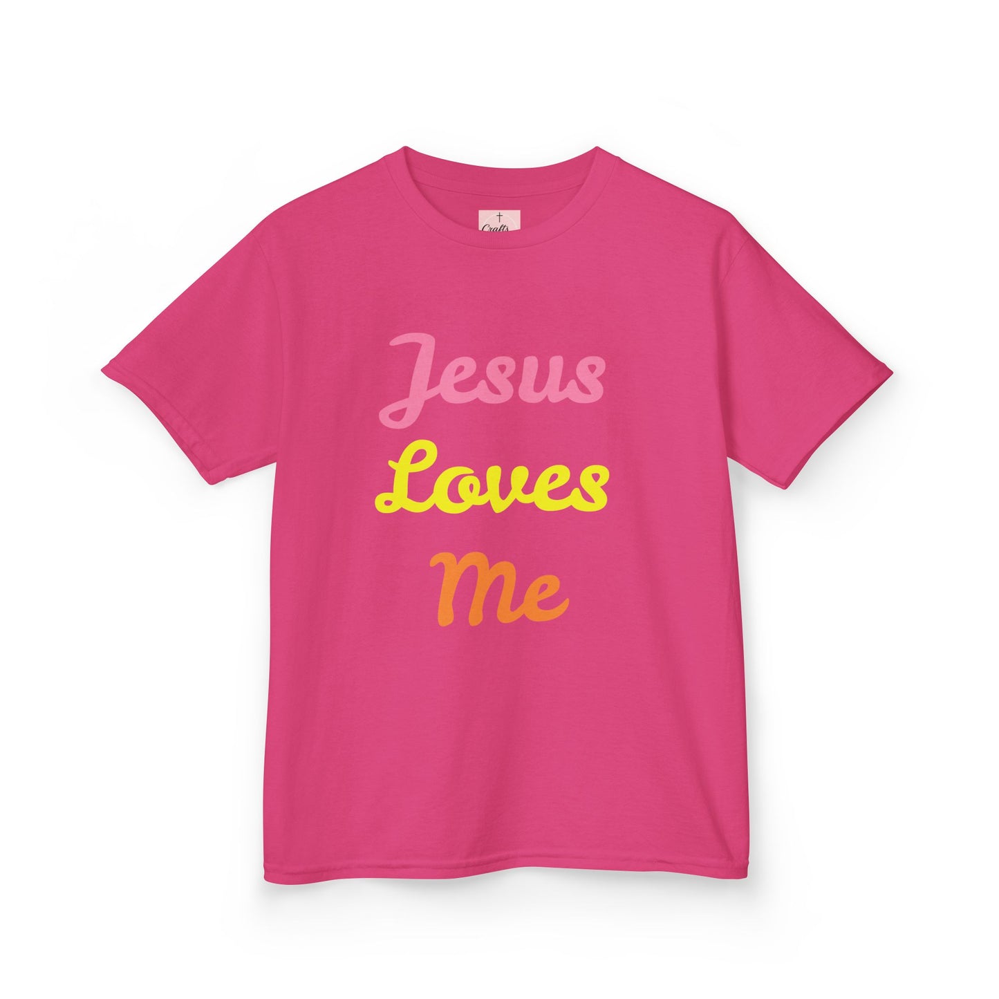 Kids Jesus Loves Me Pink