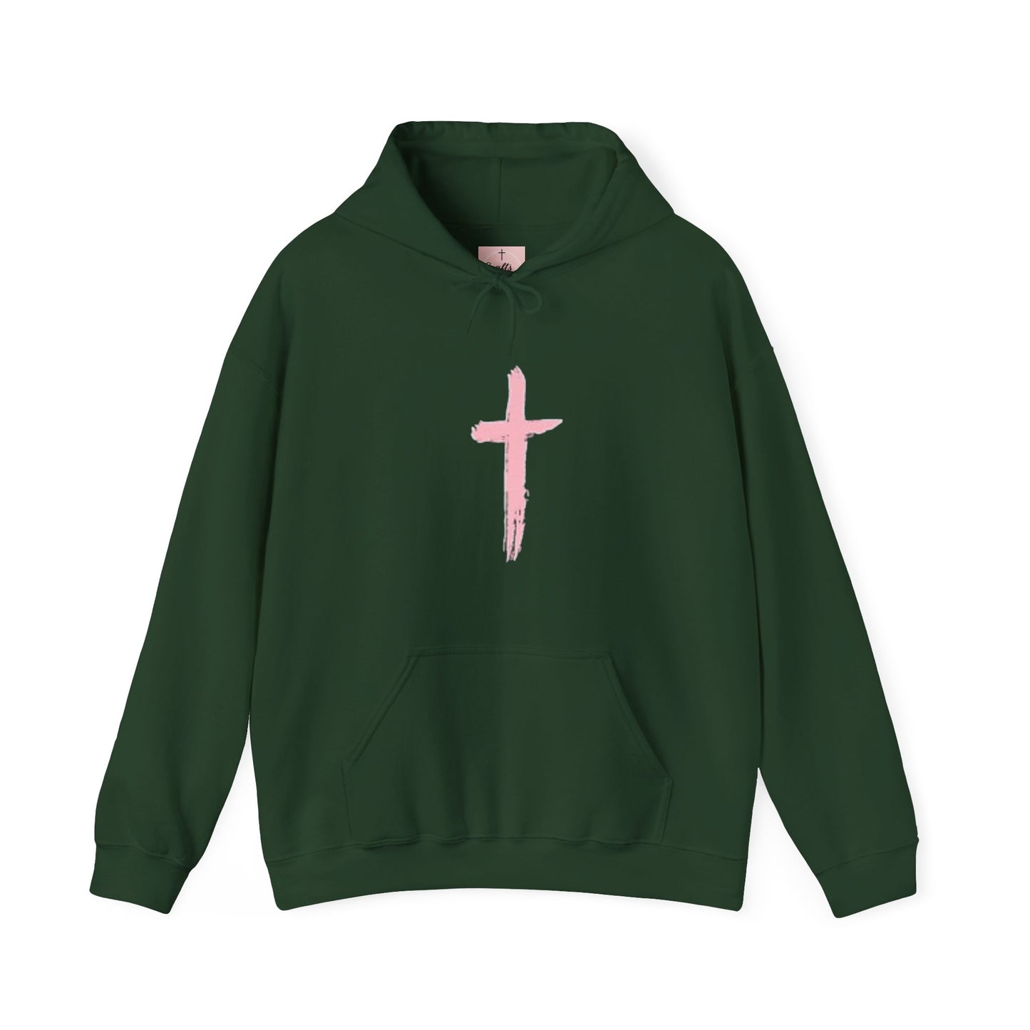Pink Cross Hoodie