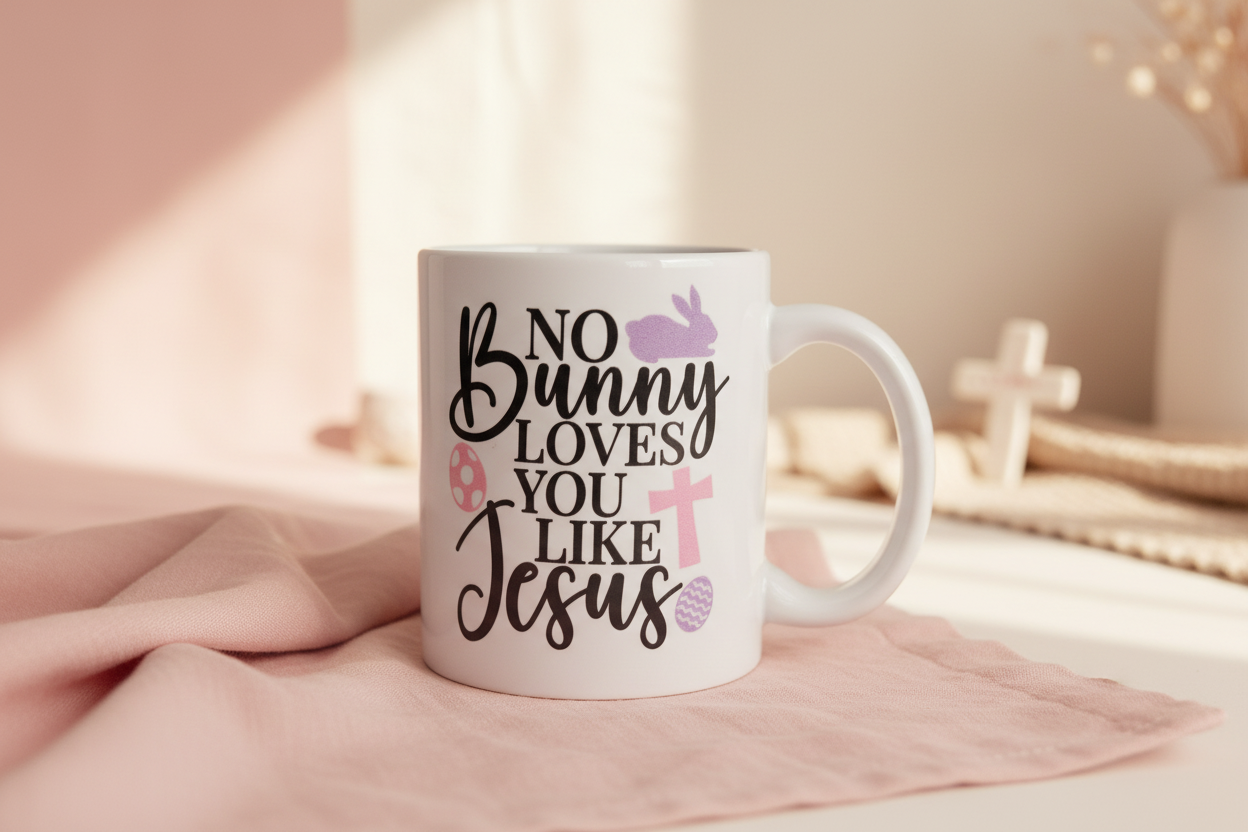 No Bunny Loves You Like Jesus Mug - Studio Style