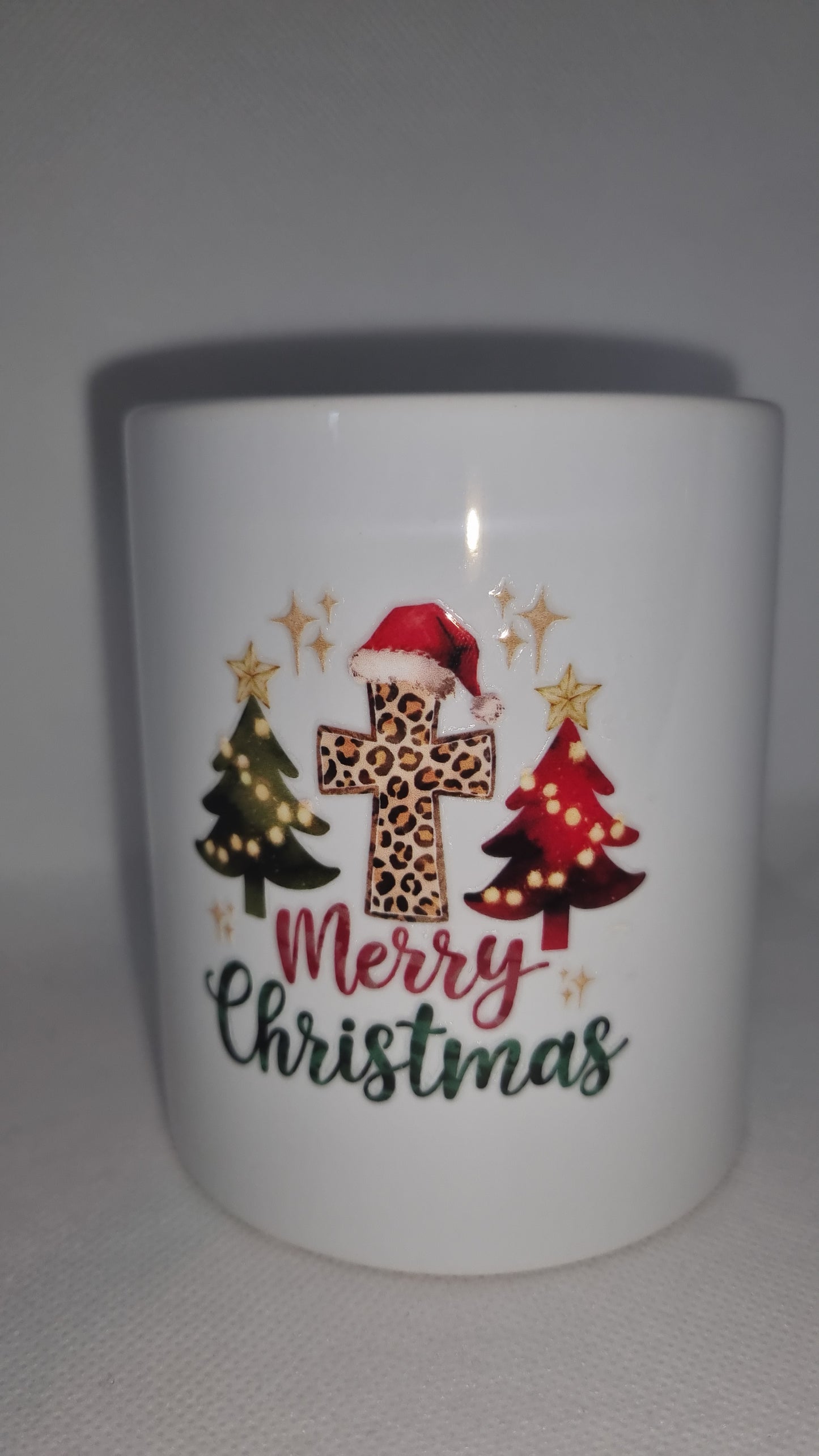 Merry Christmas Cross Mug