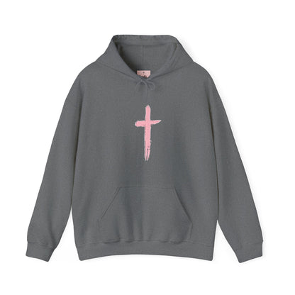 Pink Cross Hoodie
