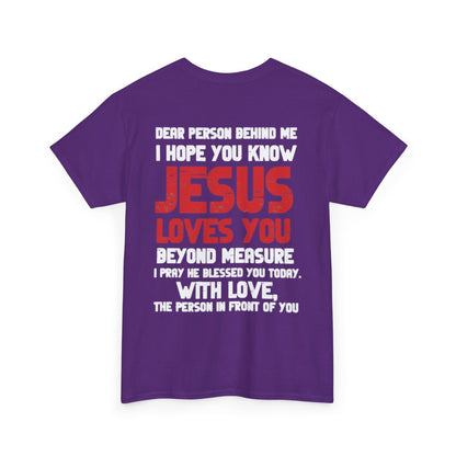 Dear Person Behind Me...