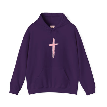 Pink Cross Hoodie