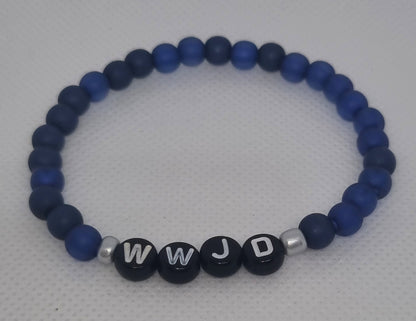 WWJD - Black, Silver