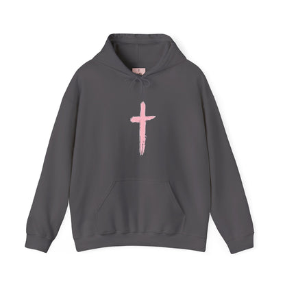 Pink Cross Hoodie