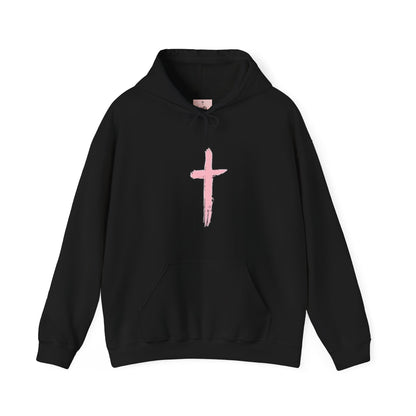 Pink Cross Hoodie