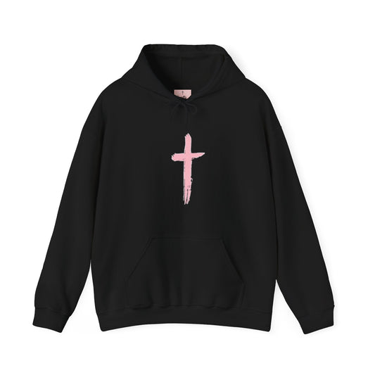 Pink Cross Hoodie