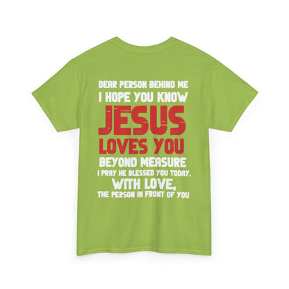 Dear Person Behind Me...