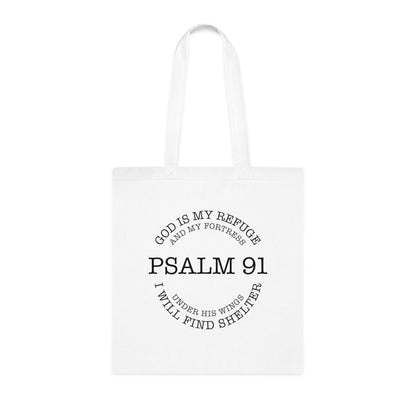 Psalm 91 Tote Bag