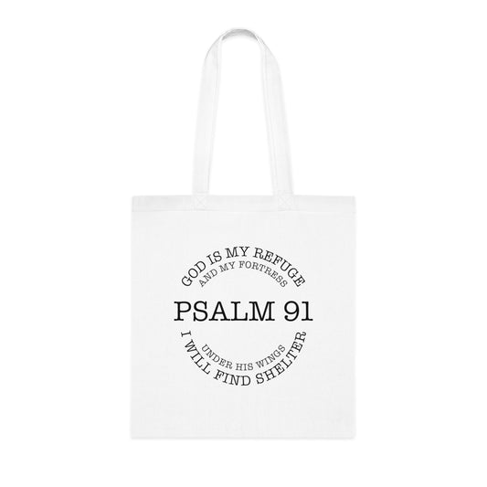 Psalm 91 Tote Bag