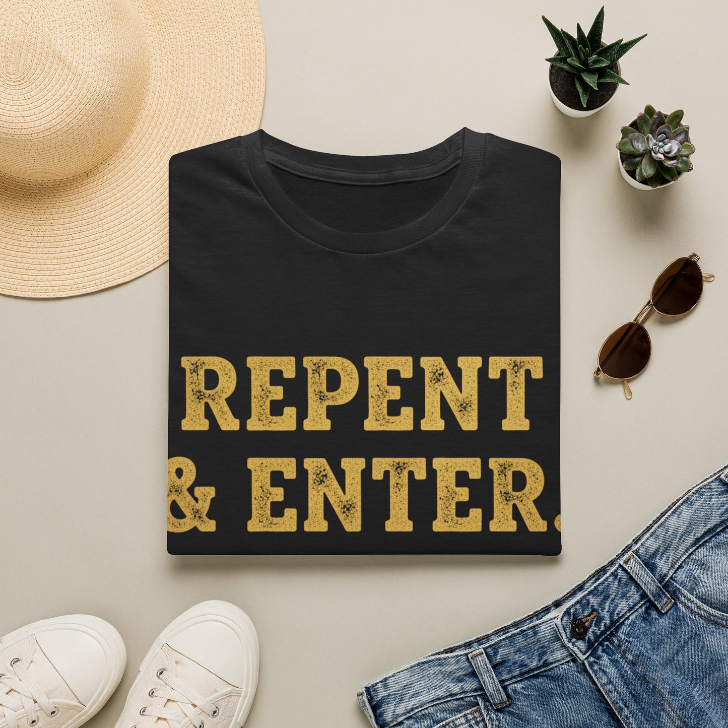 Repent & Enter T-Shirt — Choose Your Path