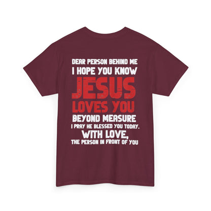 Dear Person Behind Me...