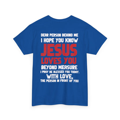 Dear Person Behind Me...