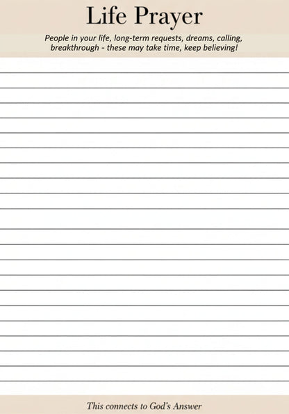 30-Day Prayer Journal - Digital Download