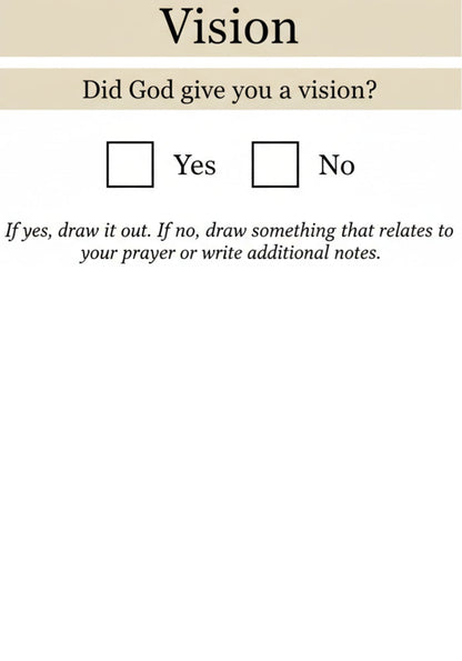 30-Day Prayer Journal - Digital Download