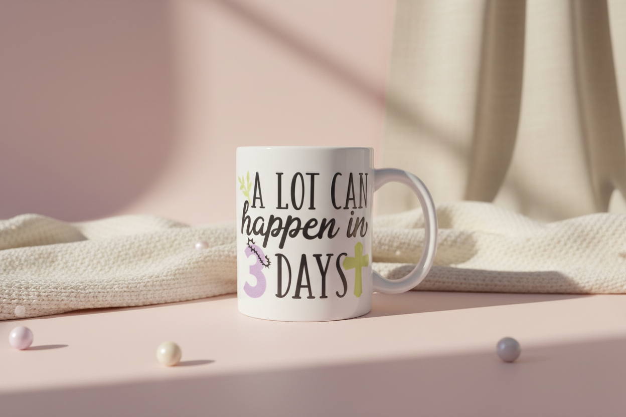 A Lot Can Happen in 3 Days Mug - Studio Style v2