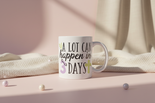 A Lot Can Happen in 3 Days Mug - Studio Style v2