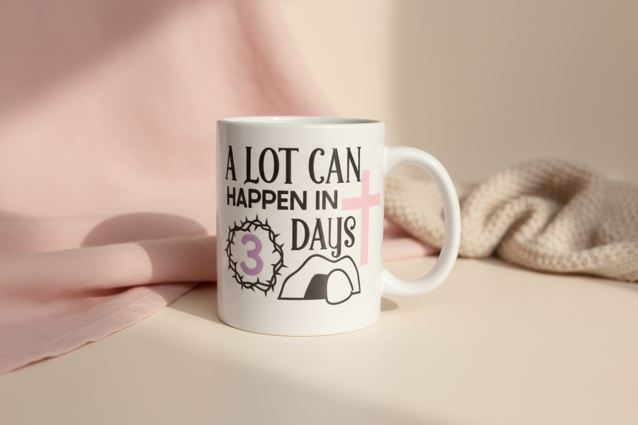 A Lot Can Happen in 3 Days Mug - Studio Style v2