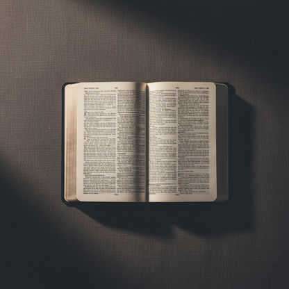 Bible Open - Charcoal Redo