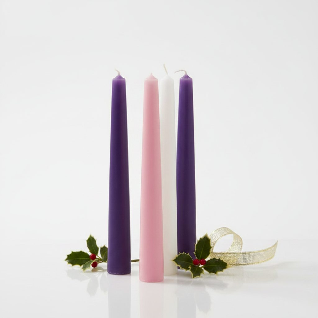 Advent Candles studio product photo