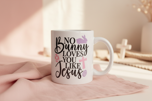 No Bunny Loves You Like Jesus Mug - Studio Style