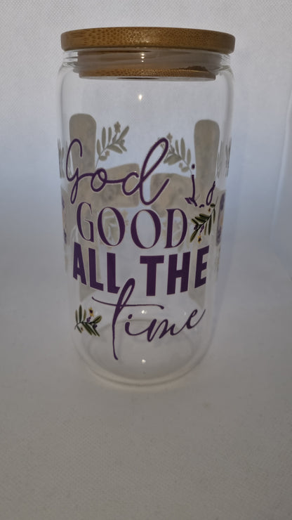 God is Good Mason Jar