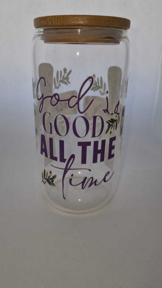 God is Good Mason Jar