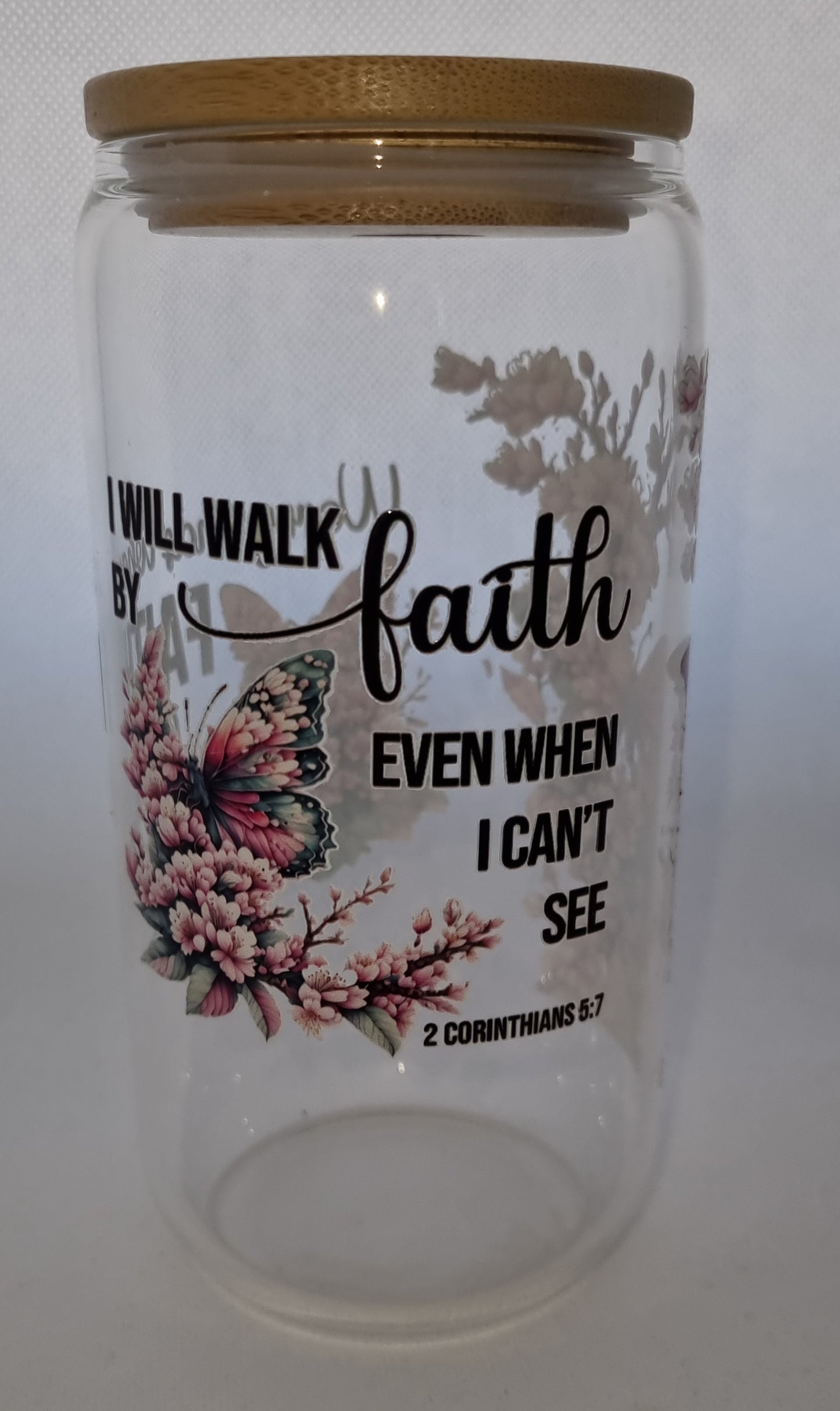 Walk by Faith Mason Jar