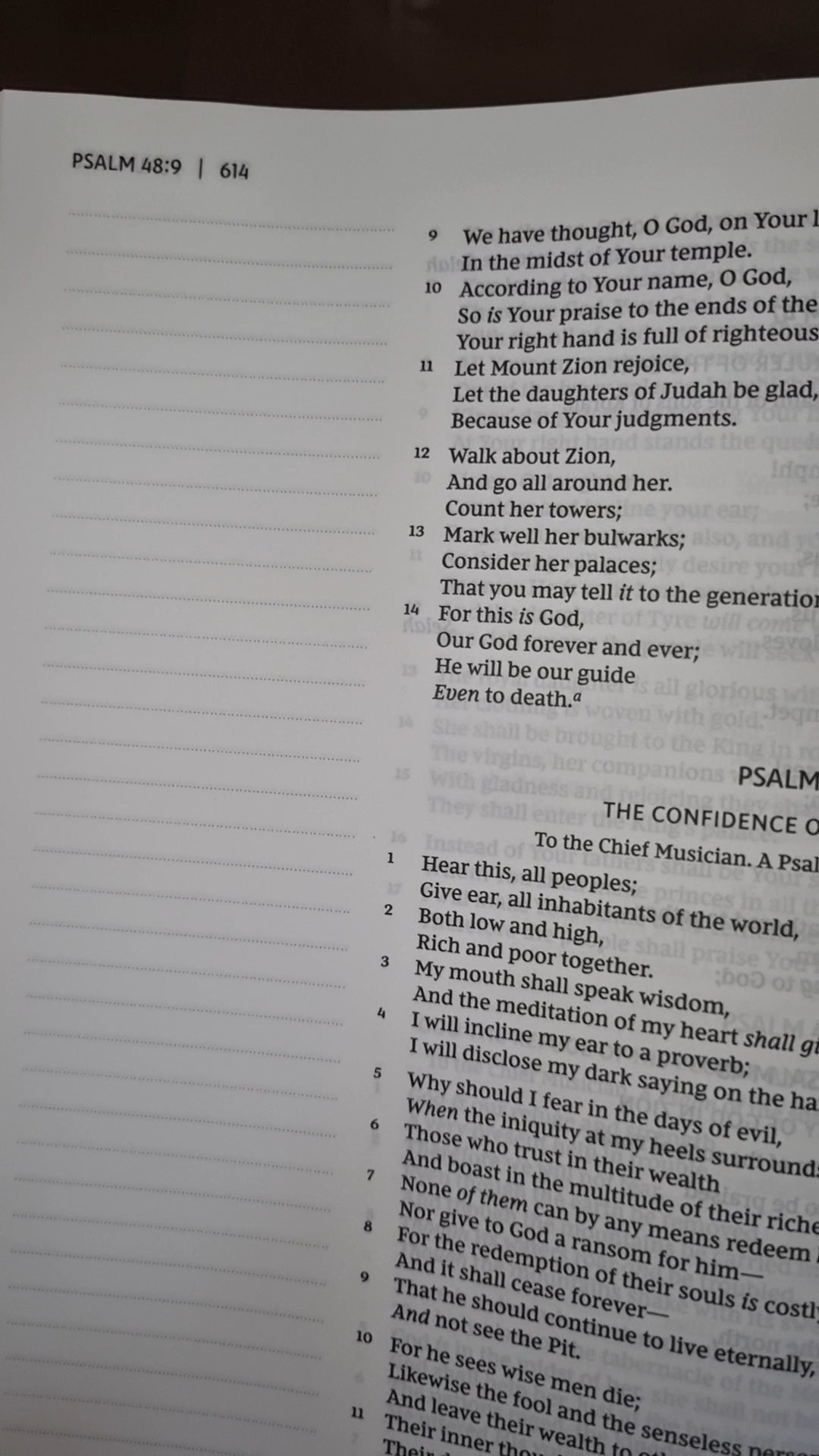 NKJV NoteTaking Bible