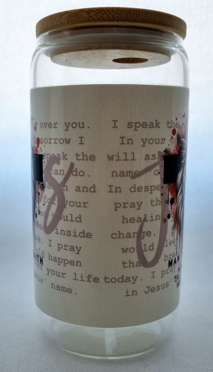 Man of Faith Mason Jar