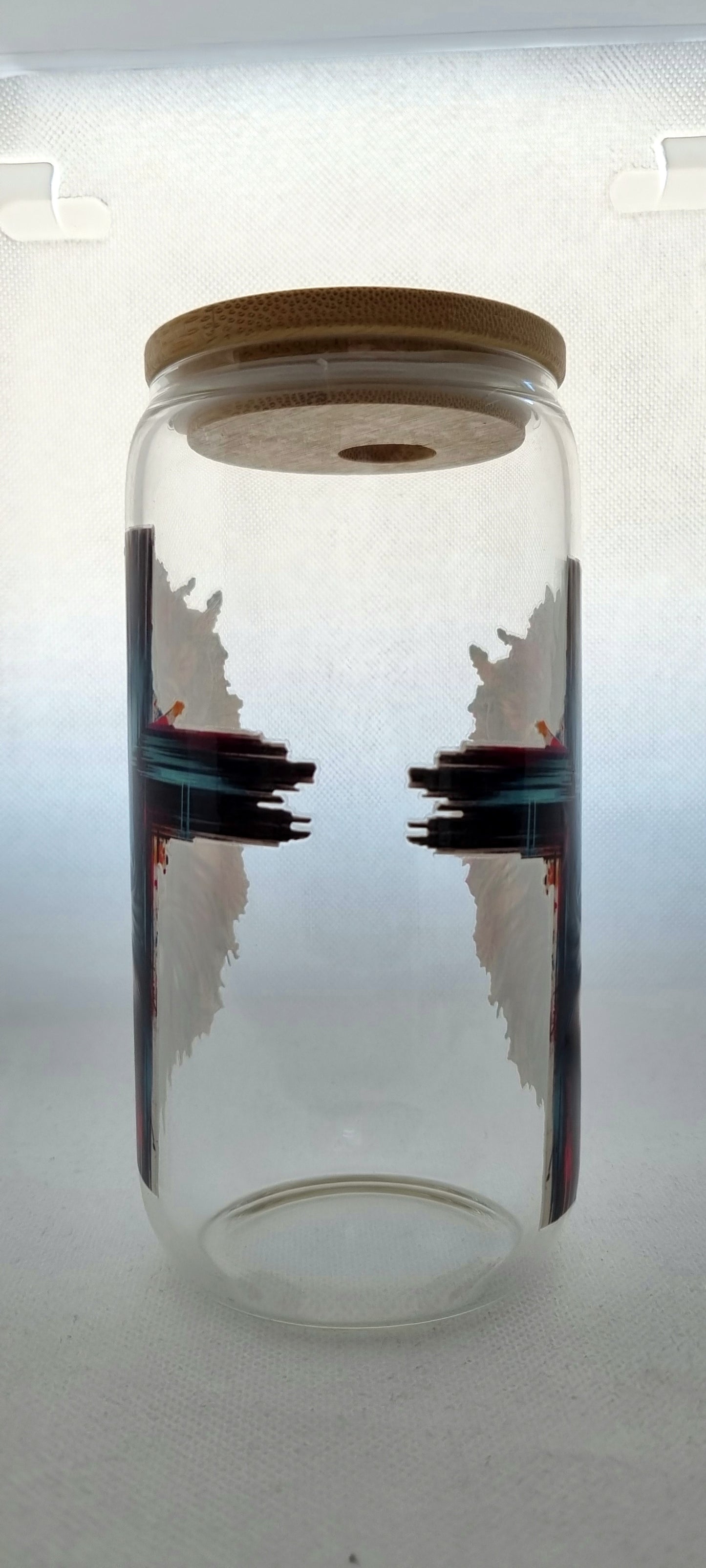 Lion & Cross Mason Jar