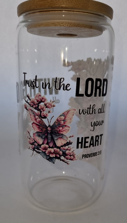 Trust in God Mason Jar