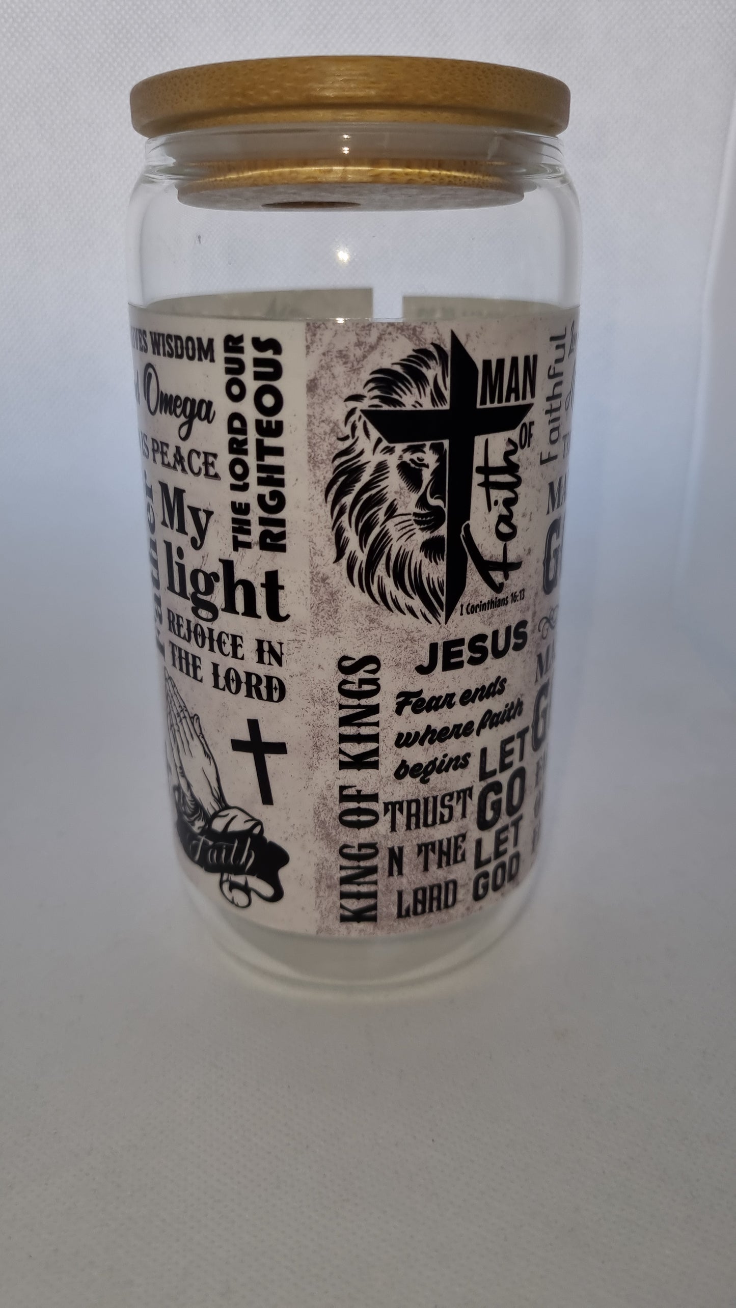Man of God Mason Jar