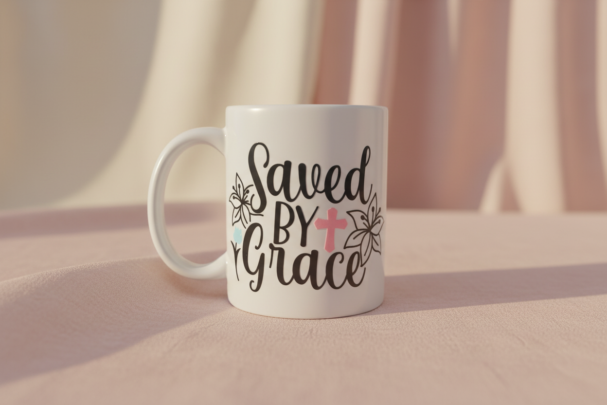 Saved by Grace Mug - Studio Style v2